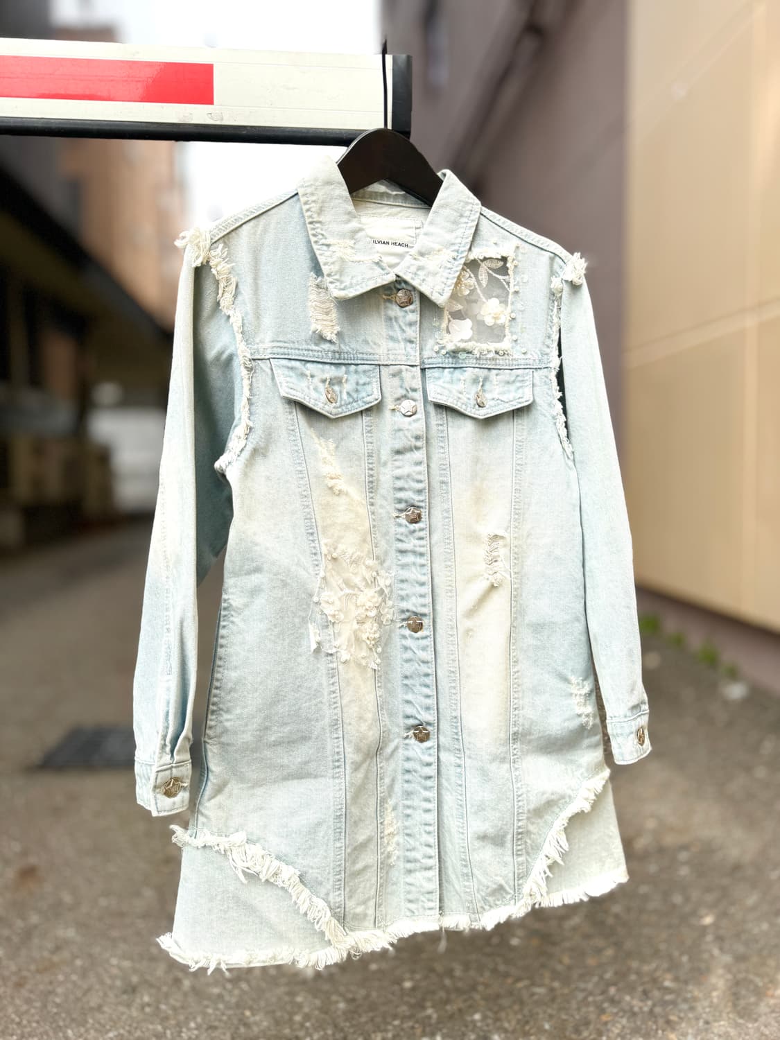 새상품 컨디션Silvian Heach 데님 자켓 원피스XXS(44사이즈) 상품이미지1