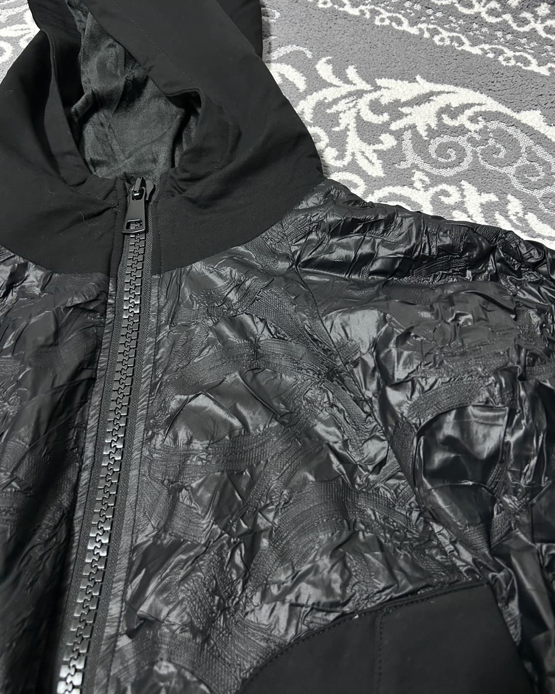 크랙 텍스쳐 후디드 자켓 상품이미지6