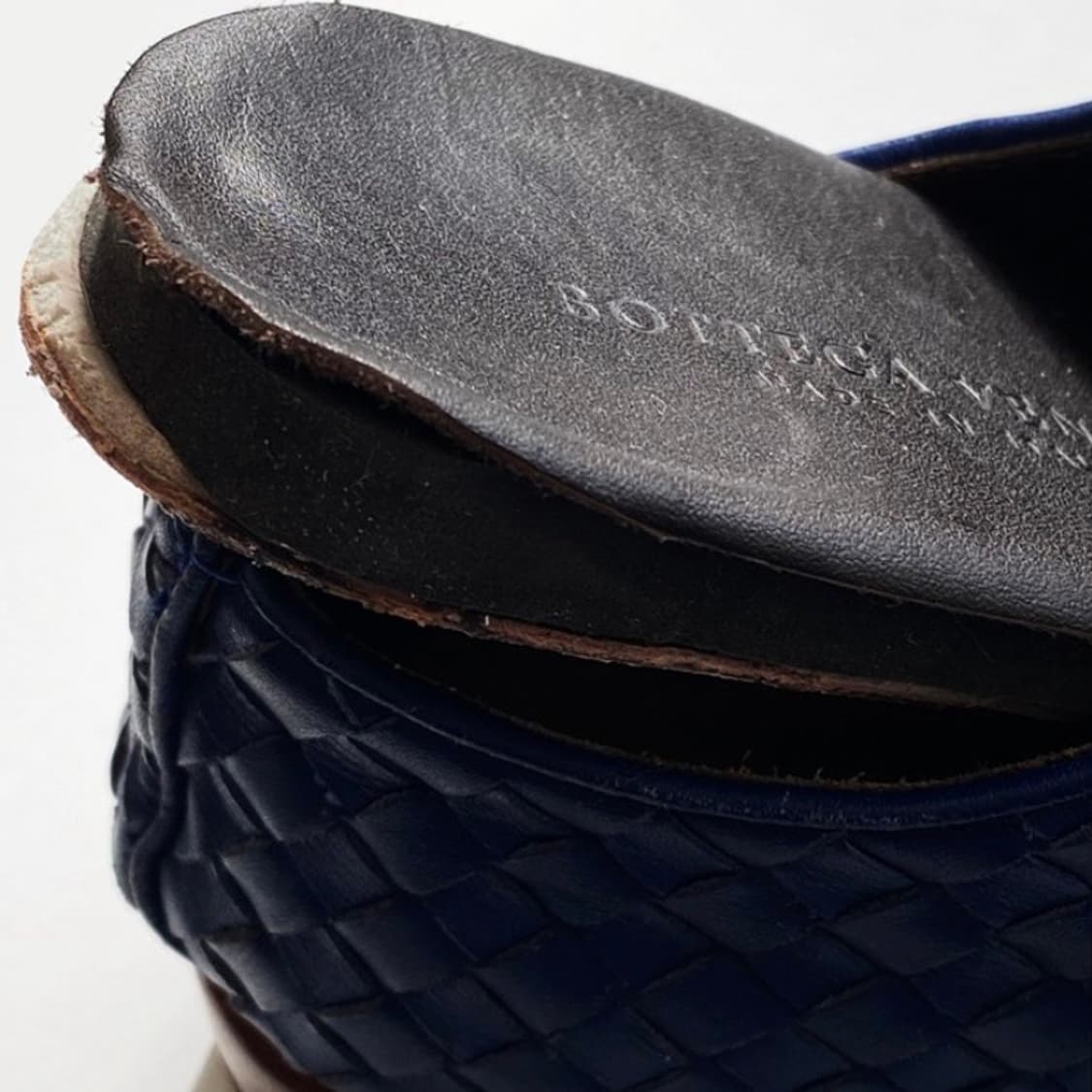 [정품] 보테가베네타 네로 인트레치아토 빈티지 더비슈즈(255) 상품이미지9