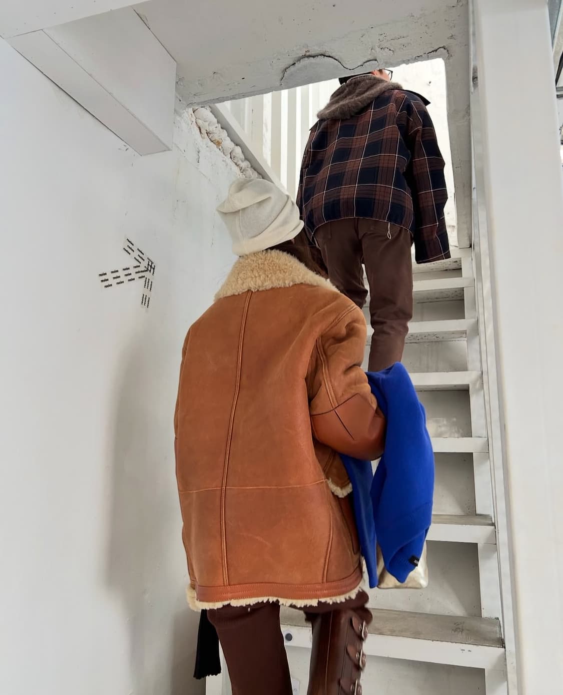 Coach Shearling Moto Jacket M 상품이미지10