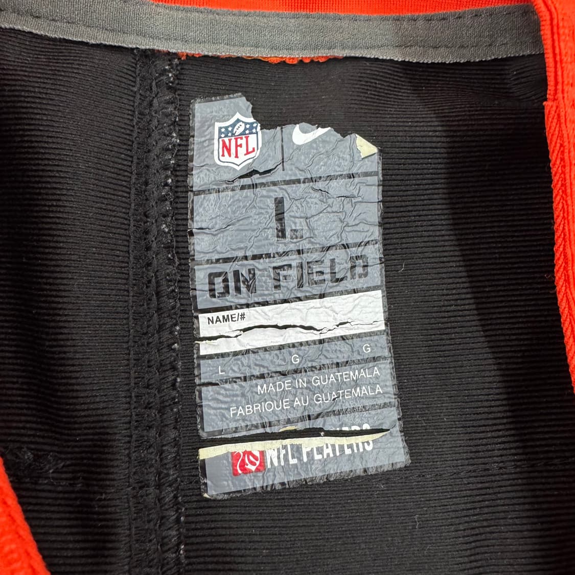 나이키 X NFL 신시내티 뱅골스 풋볼 유니폼 져지 상품이미지7