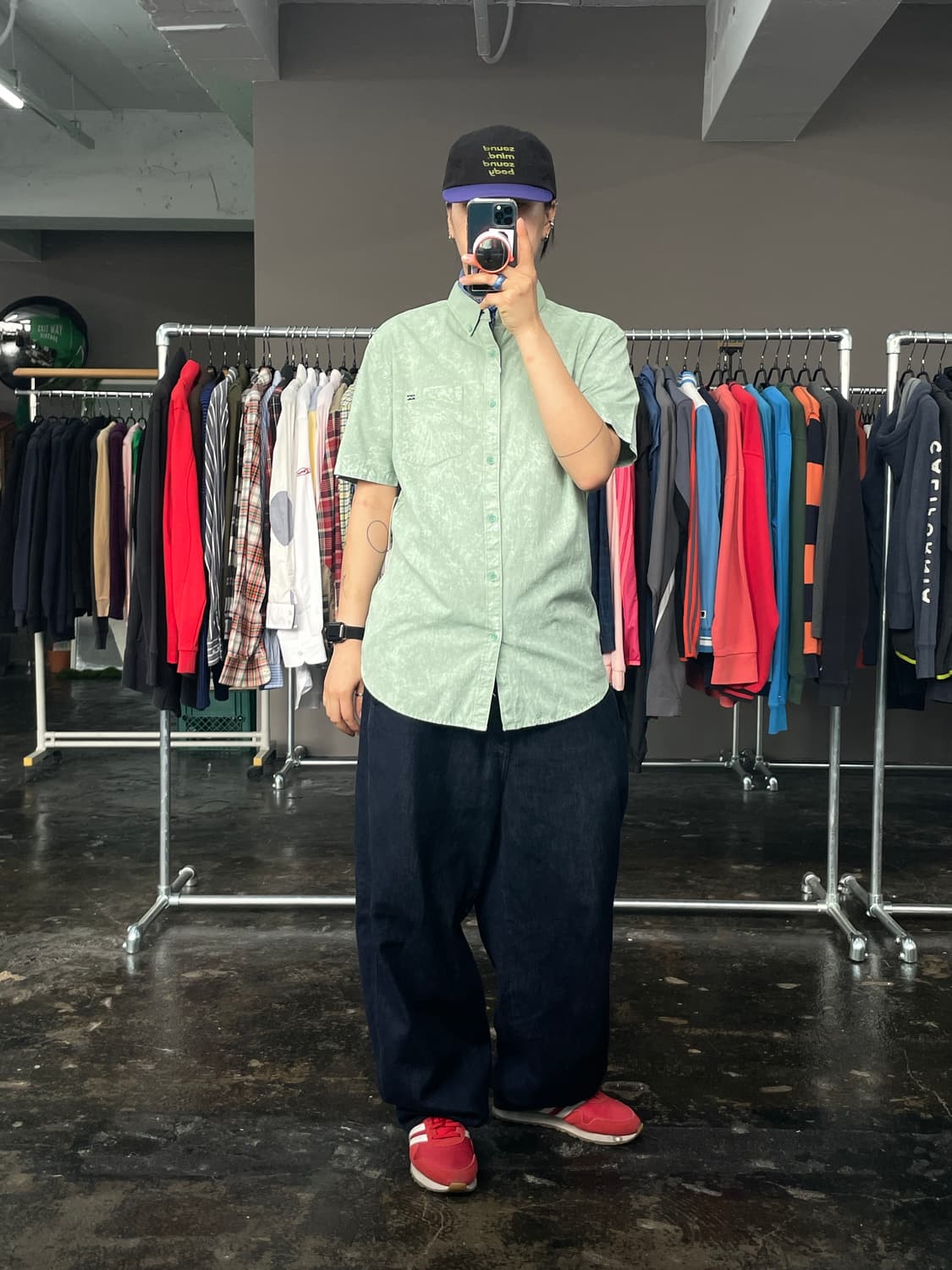 BILLABONG 워크 반팔 셔츠(데드스탁) 상품이미지3