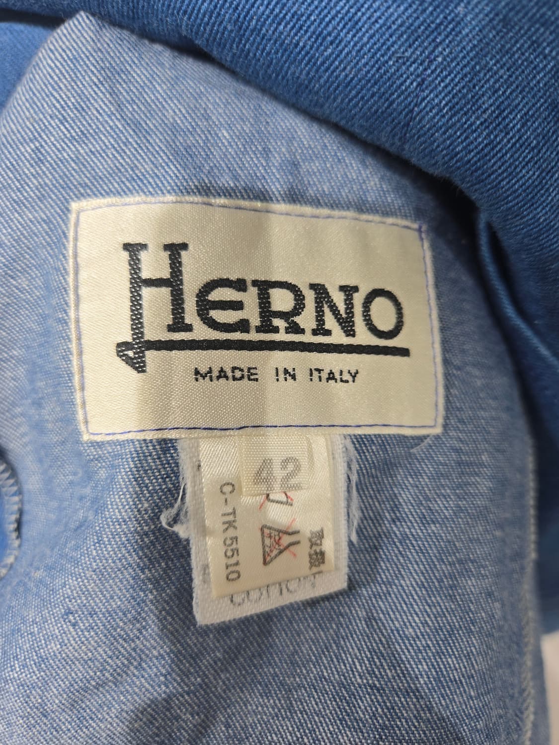 에르노 데님 자켓 & 바지 세트 정장 셋업 상품이미지5