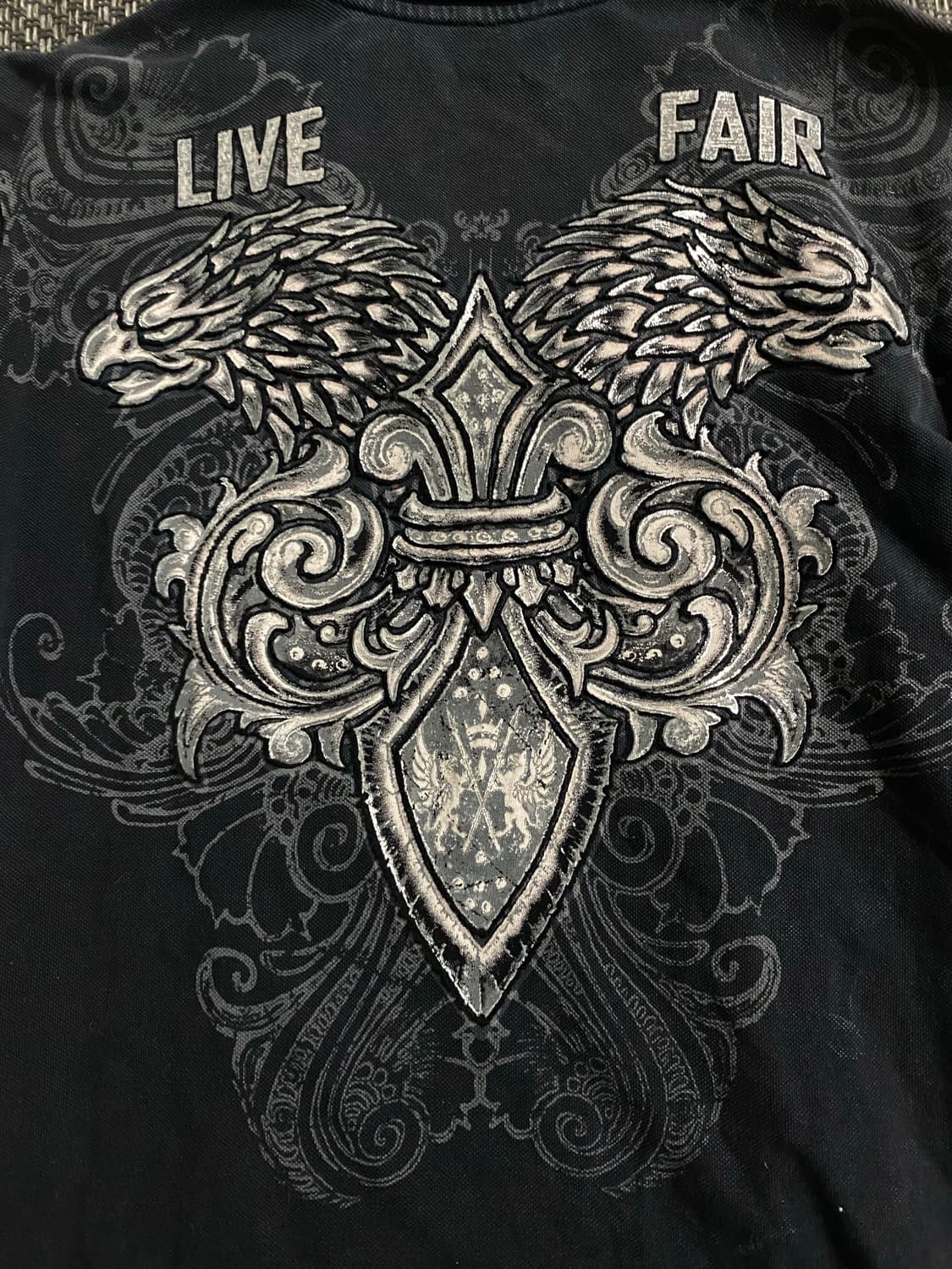 [PREPOTENTE]00’s Cross&Wing Print Tee 상품이미지5