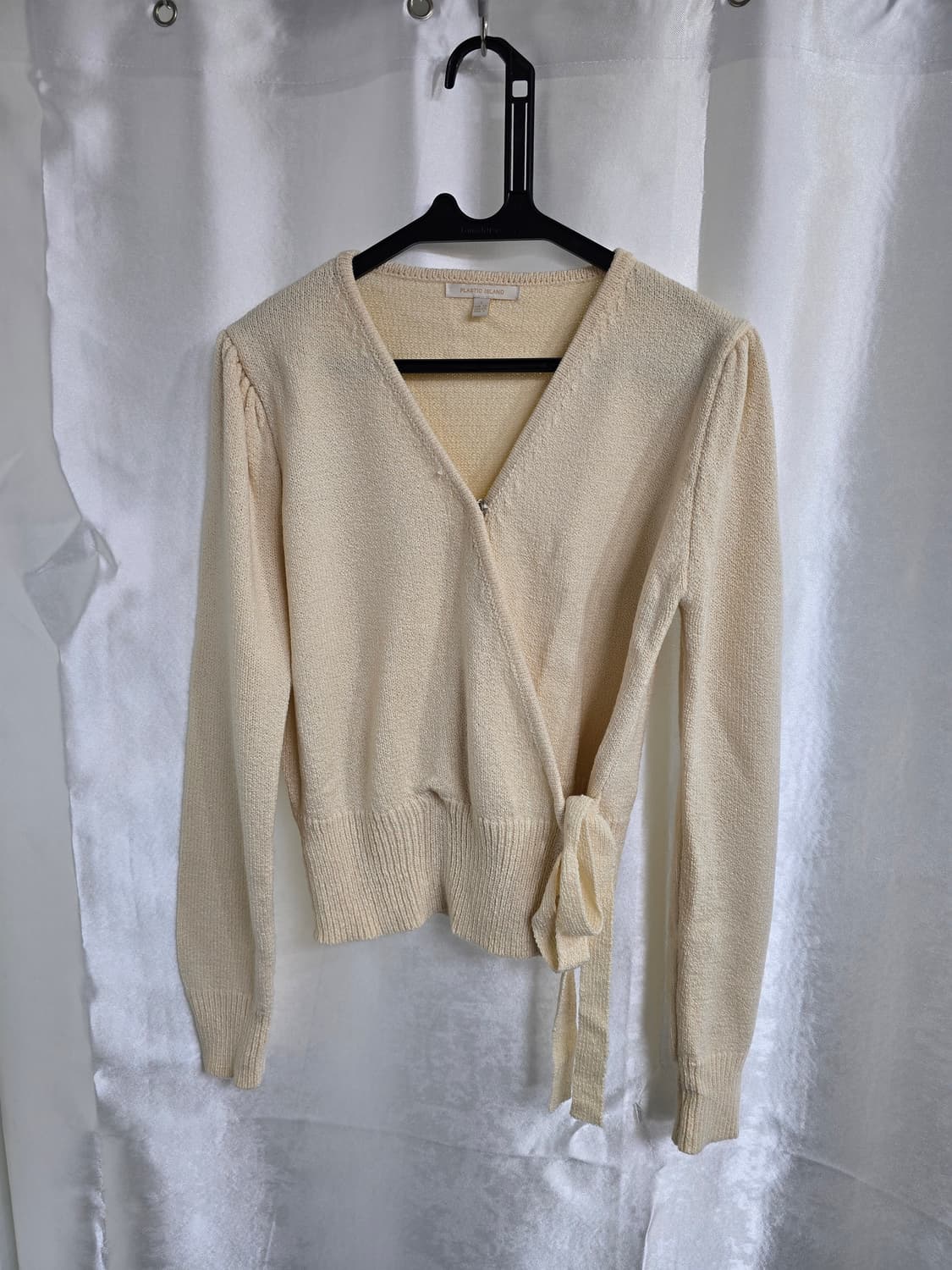 플라스틱아일랜드 랩 가디건 아이보리 (1842) 상품이미지1