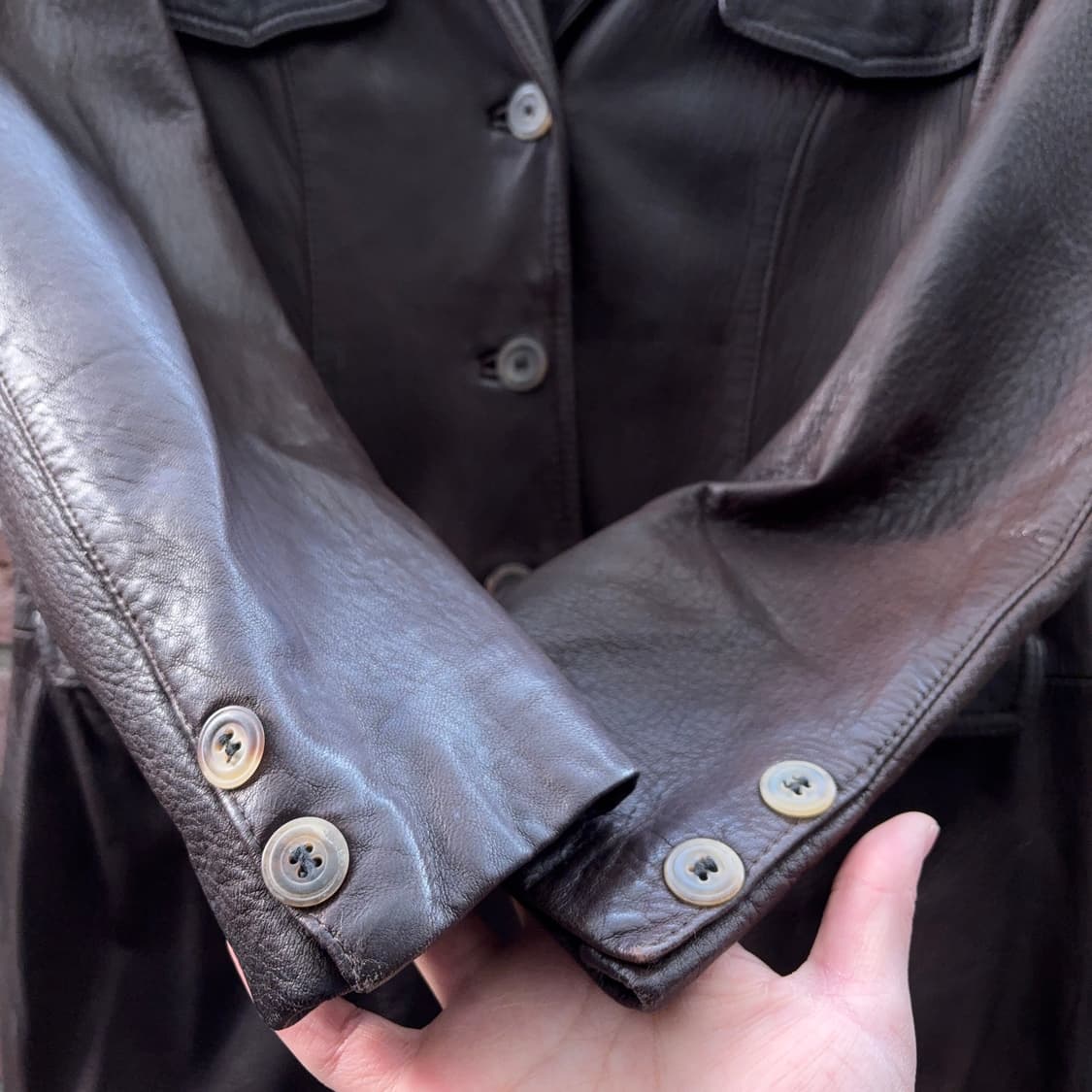 발리 Bally 레더 4포켓 자켓 (이탈리아 생산) 상품이미지6
