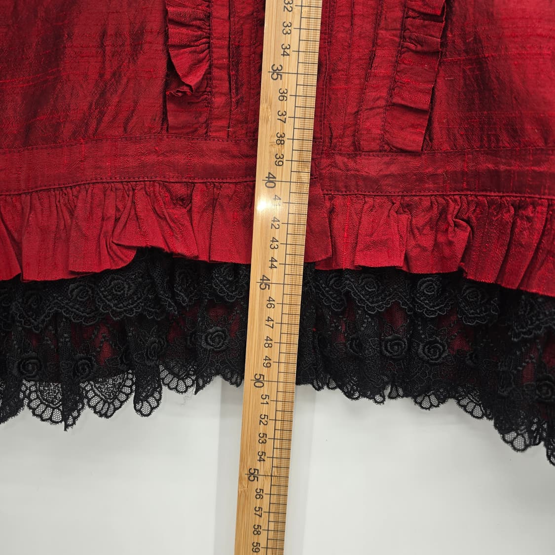 레드 빈티지 레이스 블라우스 상품이미지7