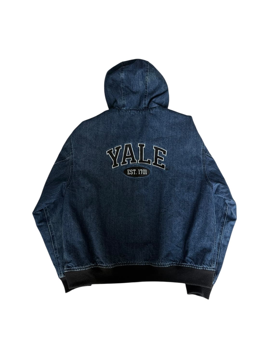 Yale 누빔 데님 후드 자켓 상품이미지6