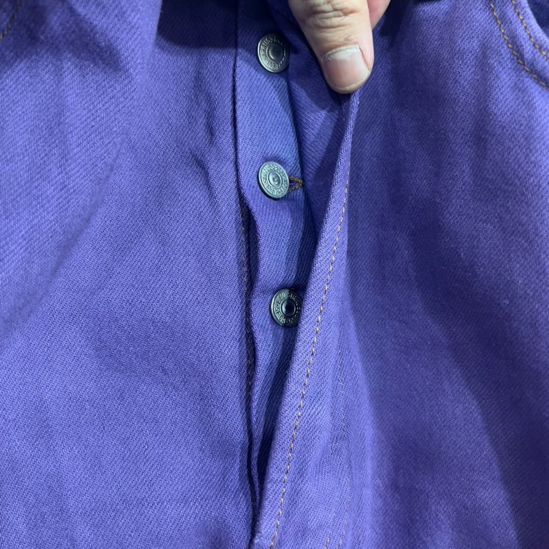 리바이스 501 퍼플 데님팬츠 상품이미지9