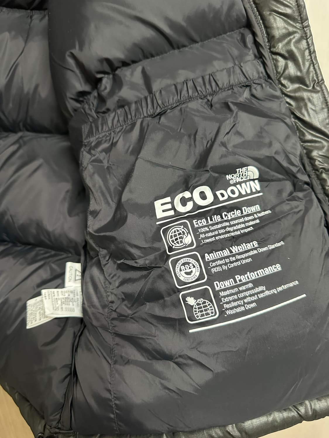 노스페이스 눕시 화이트라벨 패딩 85~90 상품이미지8