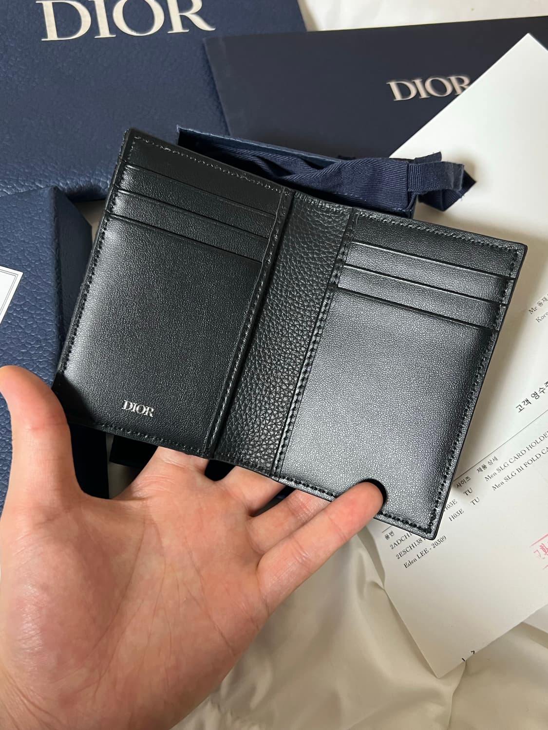 [정품] 신형 , 새상품급 / 디올 새들 오거나이저 블랙 상품이미지5