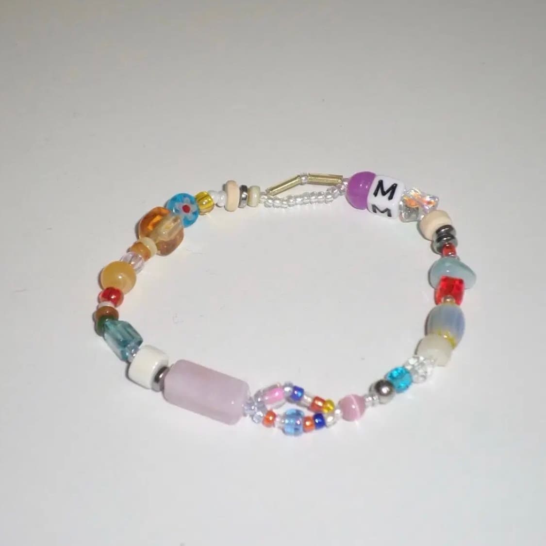 빈티지 비즈 팔찌 상품이미지4