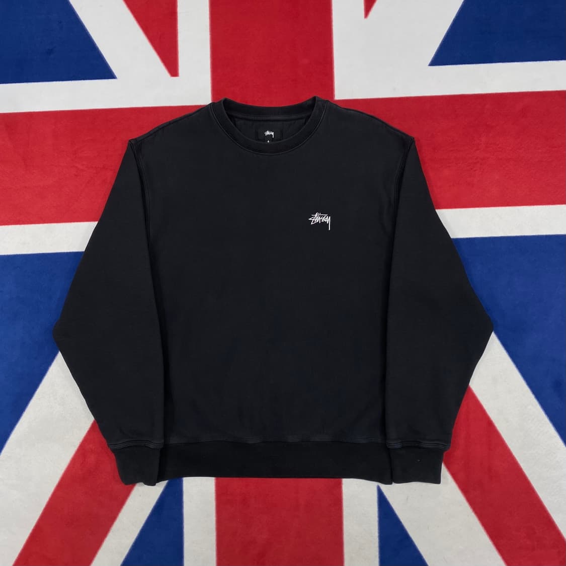 스투시 맨투맨 S 실측 M  상품이미지1