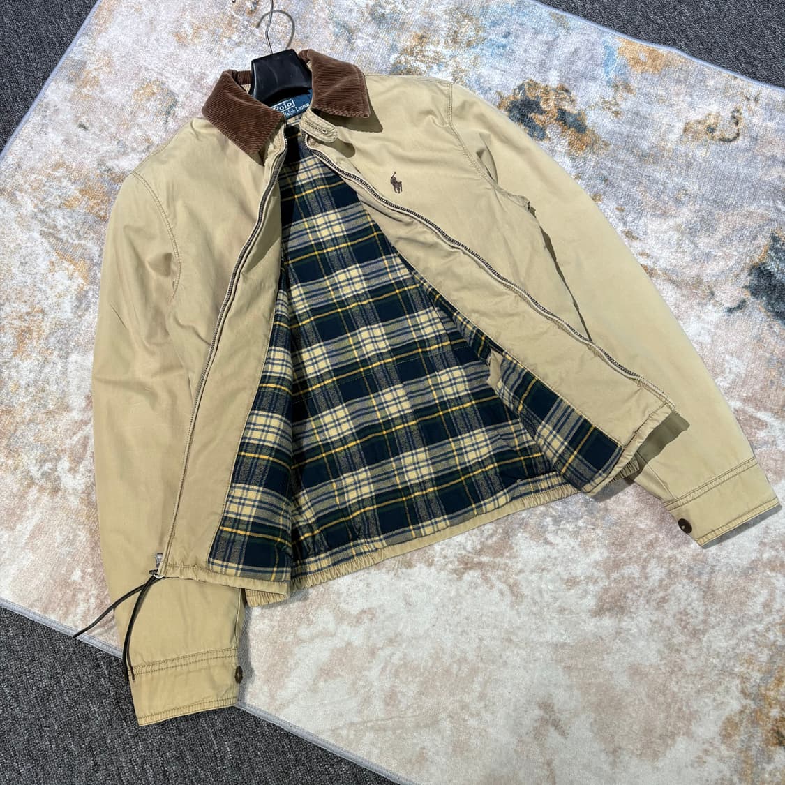 90‘s 폴로 빈티지 카라코듀로이 스윙탑자켓 상품이미지2