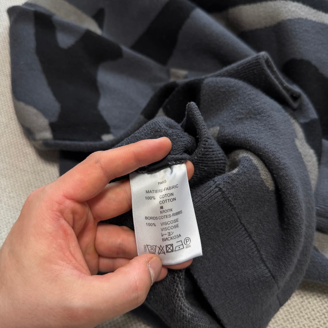 발렌티노 카모 니트 상품이미지5