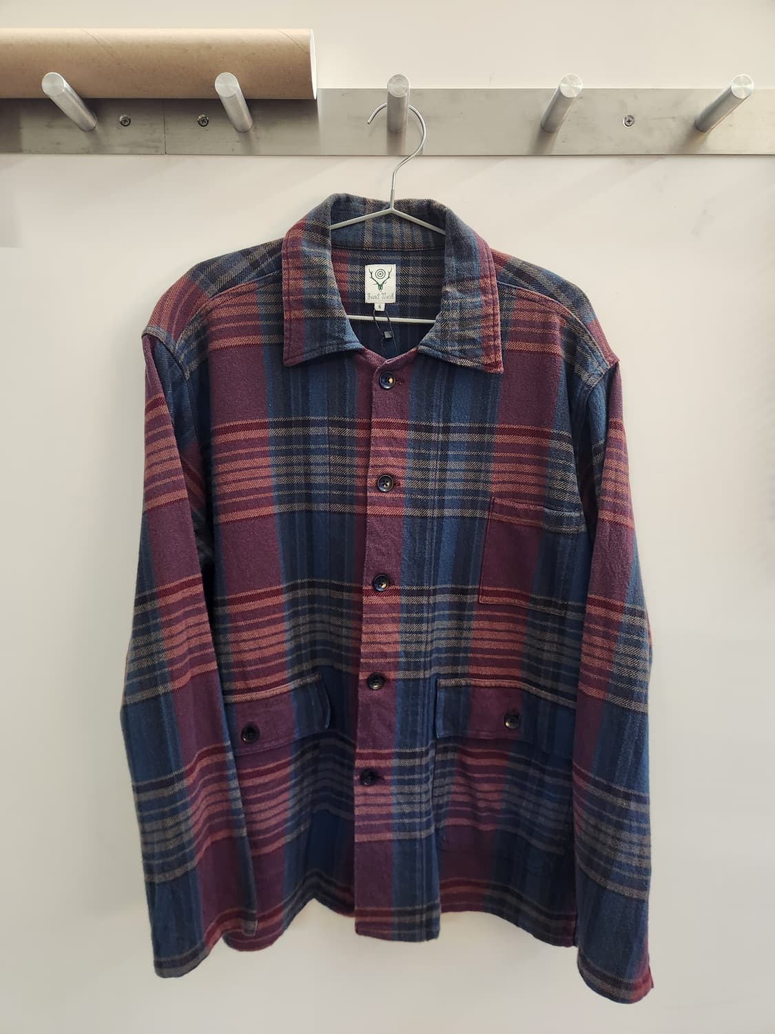 SOUTH2WEST8 플레이드 체크 헌팅 셔츠 상품이미지1