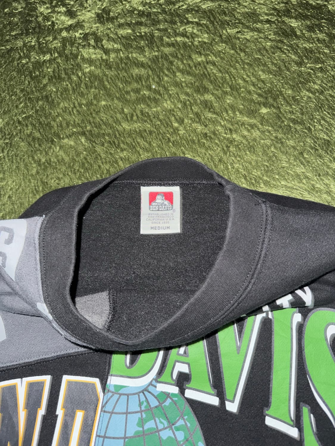 [M] 벤데이비스 재팬 별주 그래픽 믹스드 스웻셔츠 상품이미지5