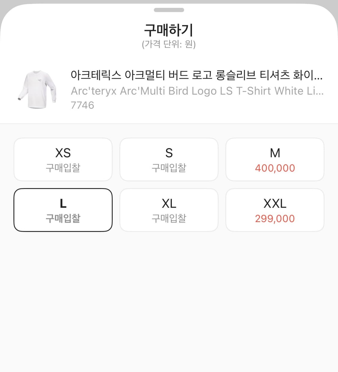 [L] 아크테릭스 아크멀티 버드 로고 롱슬리브 상품이미지4