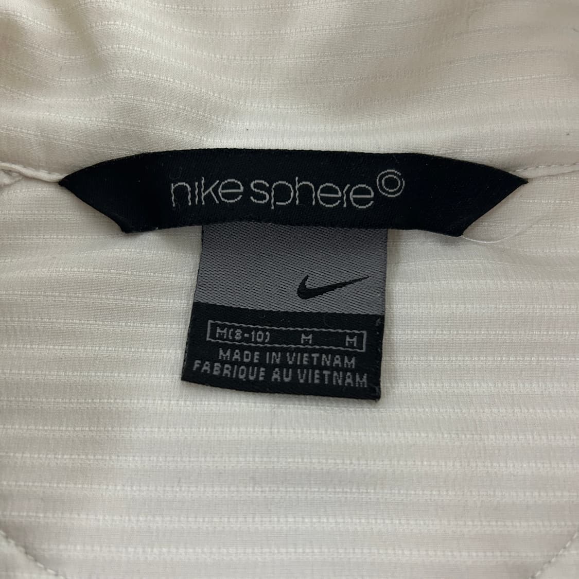 나이키 스우시 로고 지퍼 디테일 트랙 자켓 화이트 상품이미지7