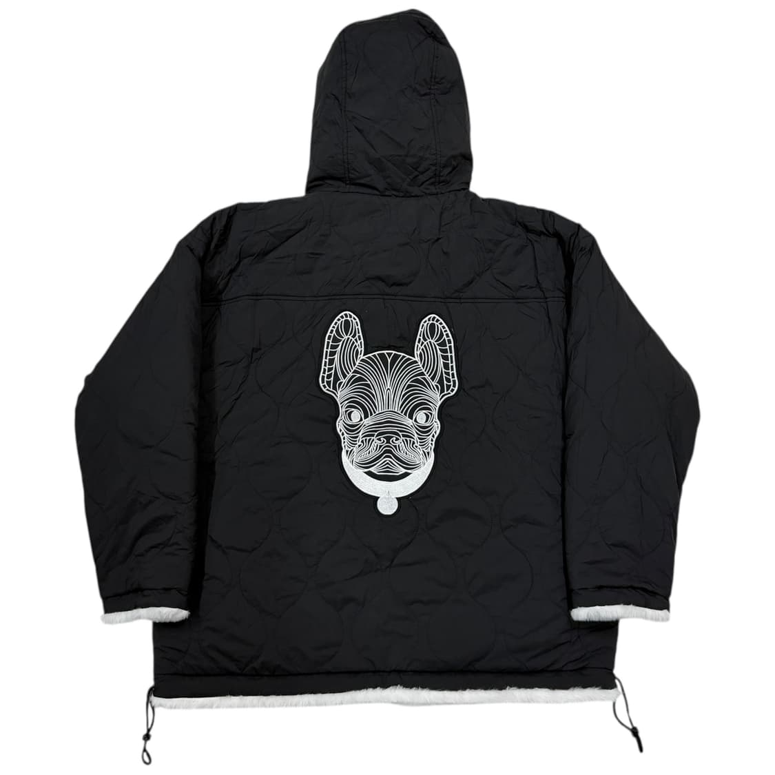 라이프워크 밍스타 퀄팅 리버서블 양면 자켓 블랙 화이트 M 상품이미지4