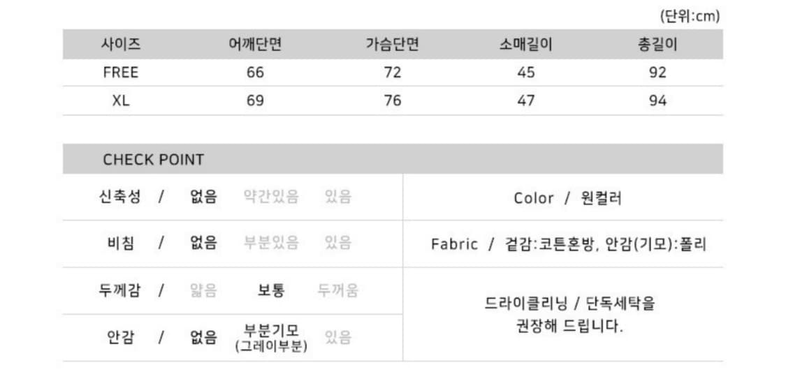 오버핏 후드 데님 롱 자켓 상품이미지9