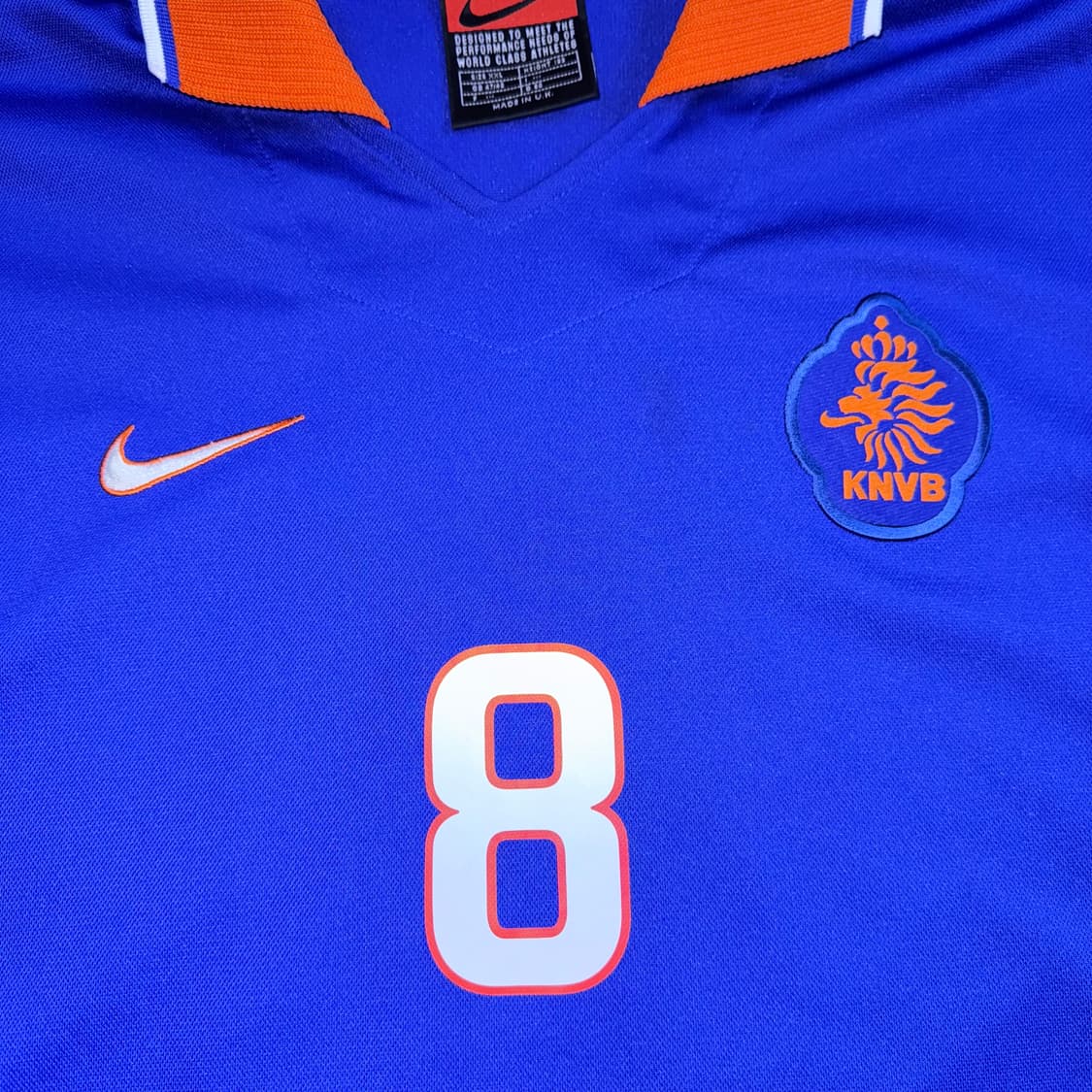 1997 네덜란드 국가대표 다비즈 데니스 버그캠프 어웨이 유니폼 상품이미지3