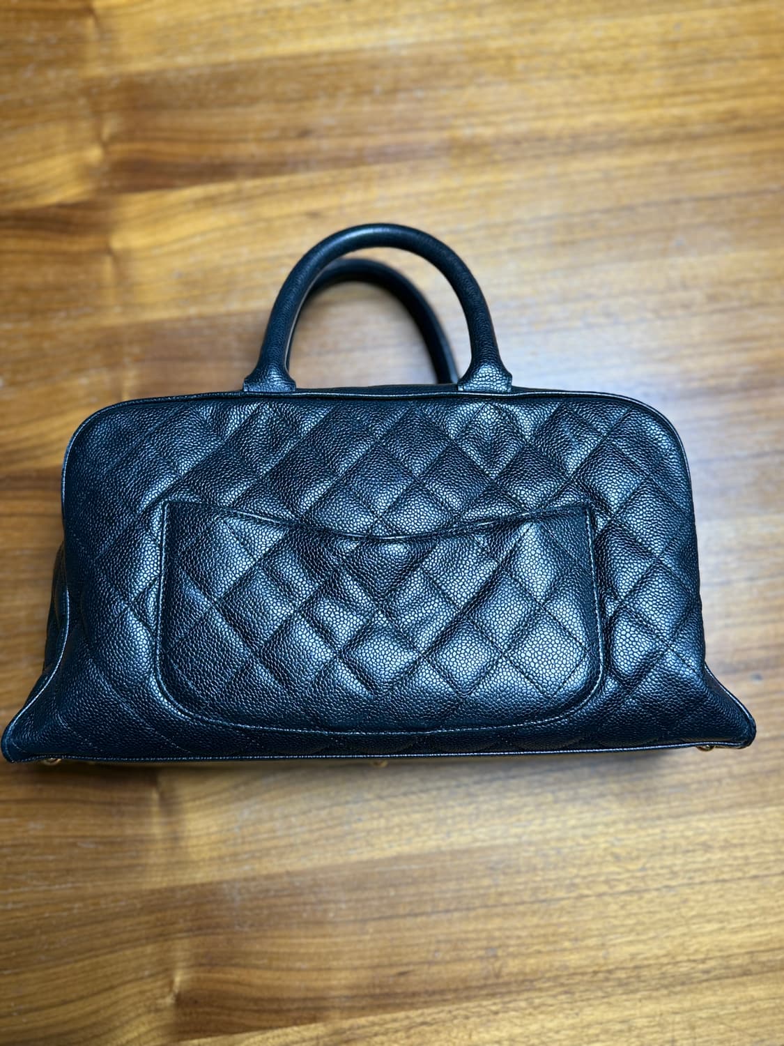 샤넬 제니 보스턴백 블랙 캐비어 상품이미지3