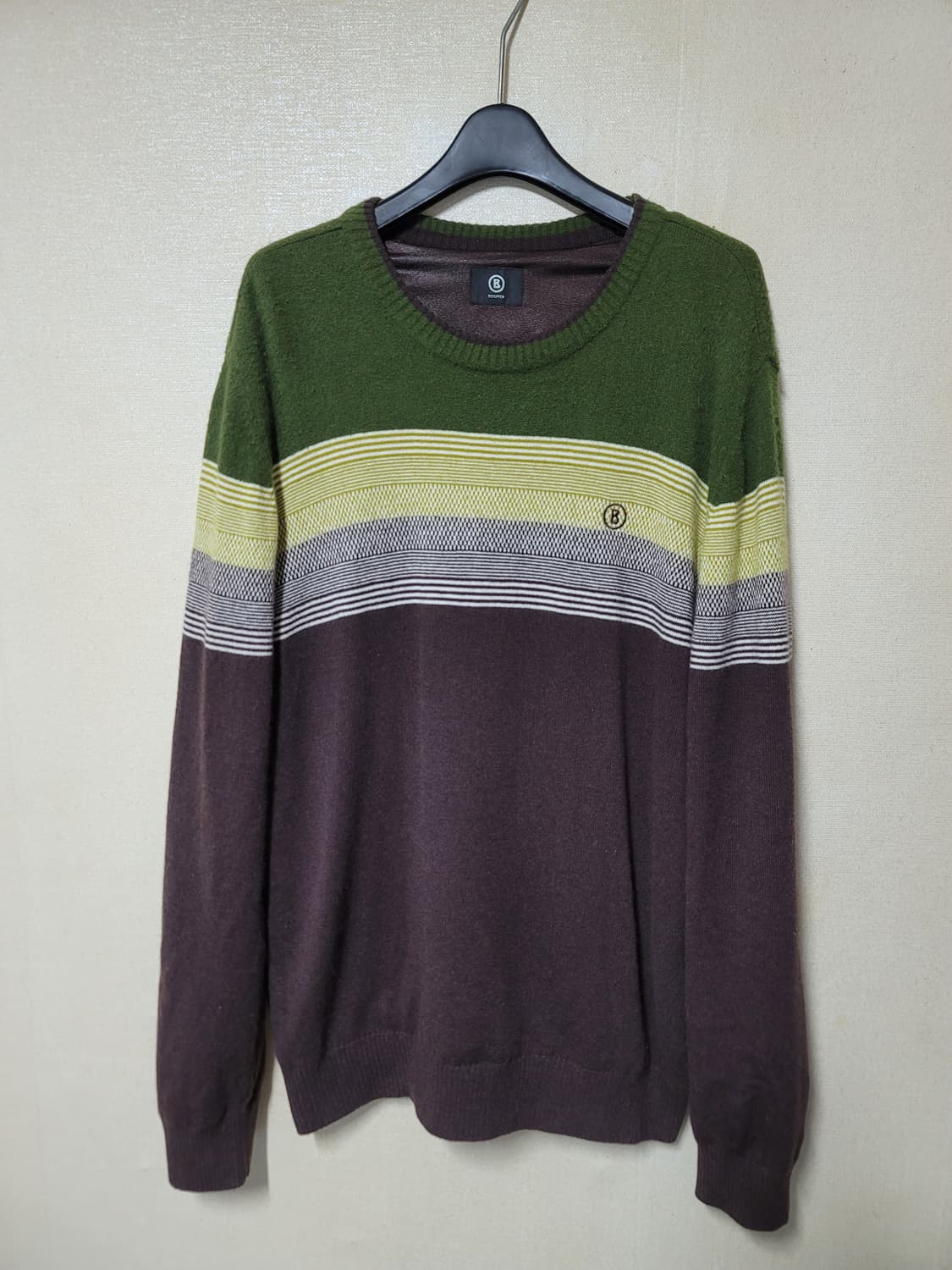 보그너 캐시미어 혼방 방풍니트 상품이미지1