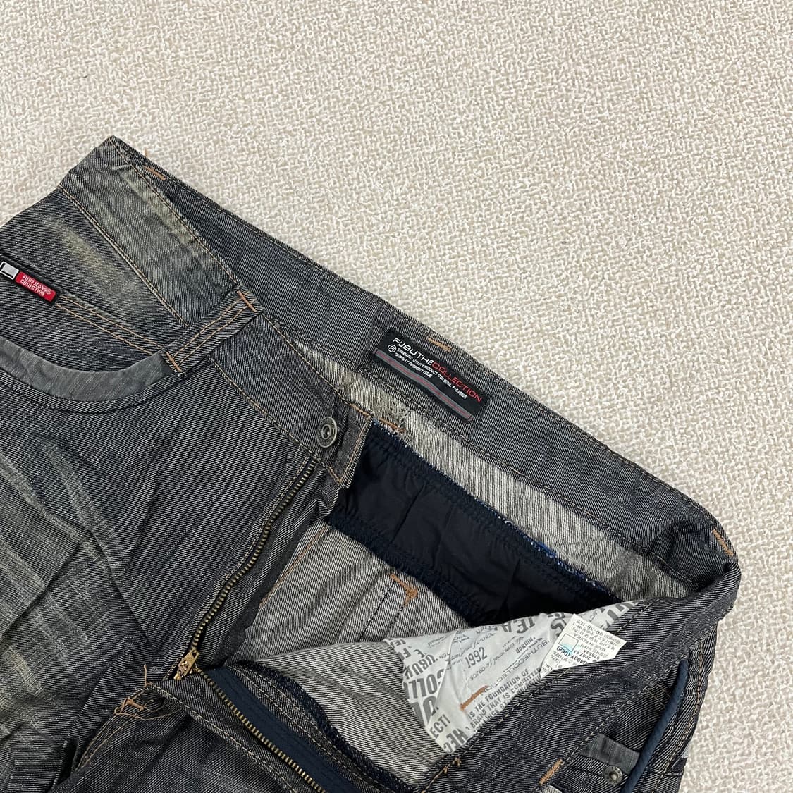 86-100 푸부 버뮤다 반바지 데님0122M2 상품이미지2