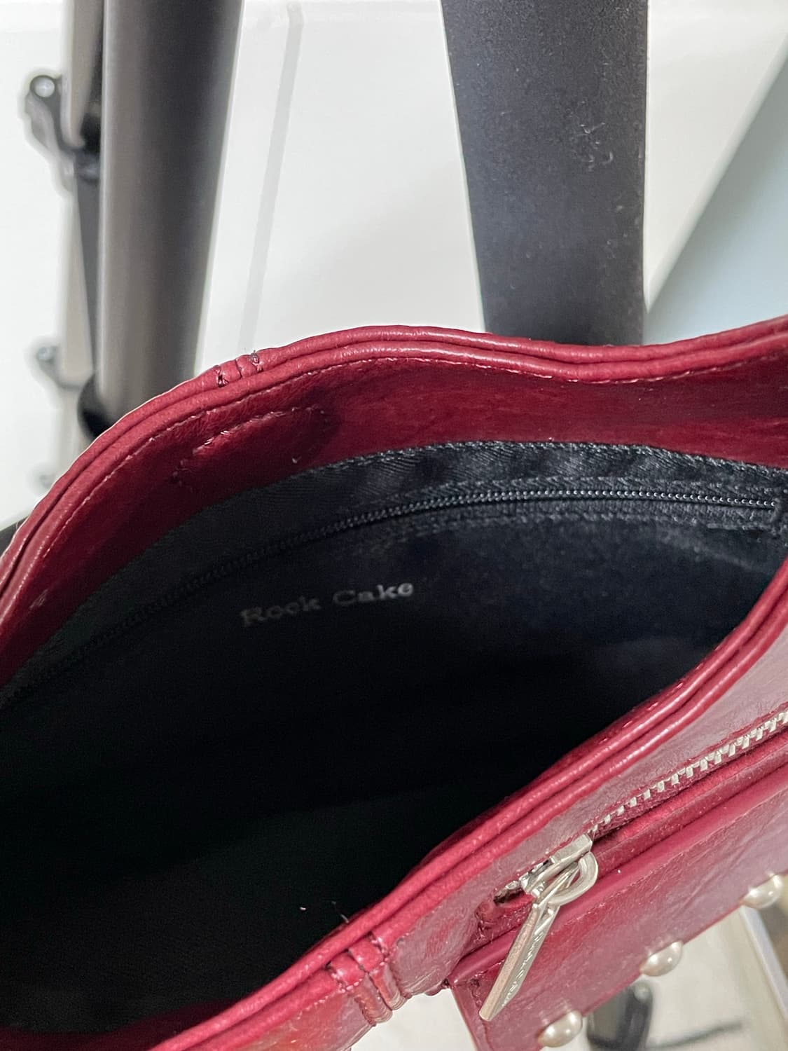 락케이크 Rock cake 가방 버건디 상품이미지3