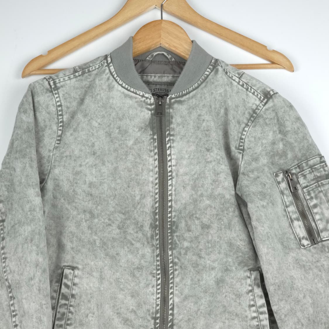 [XS] 리바이스 MA-1스타일 스톤워시드 데님자켓 상품이미지2