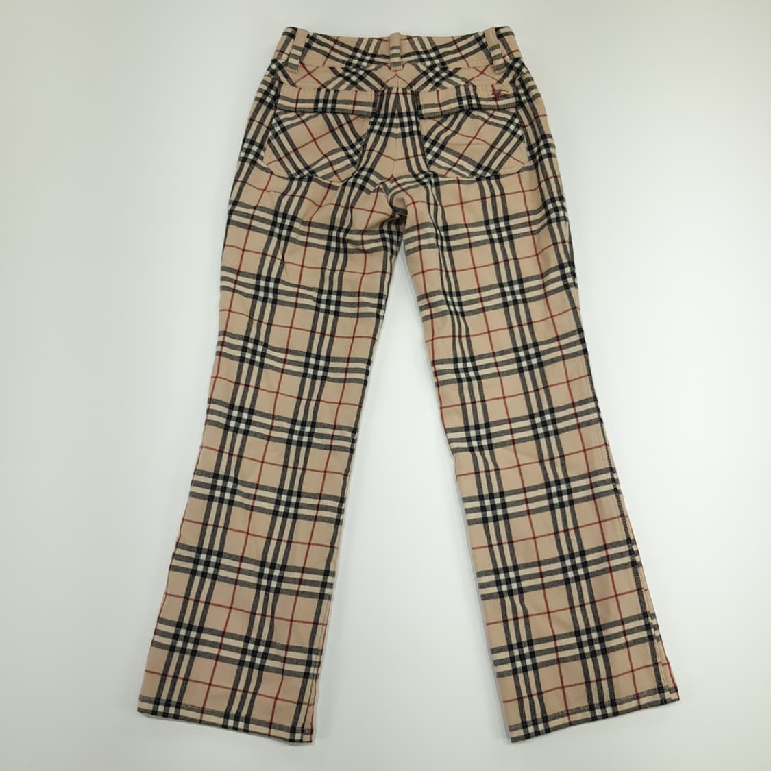 CN729W S 버버리 런던 블루라벨 일본판 노바체크 플란넬 롱팬츠 상품이미지7