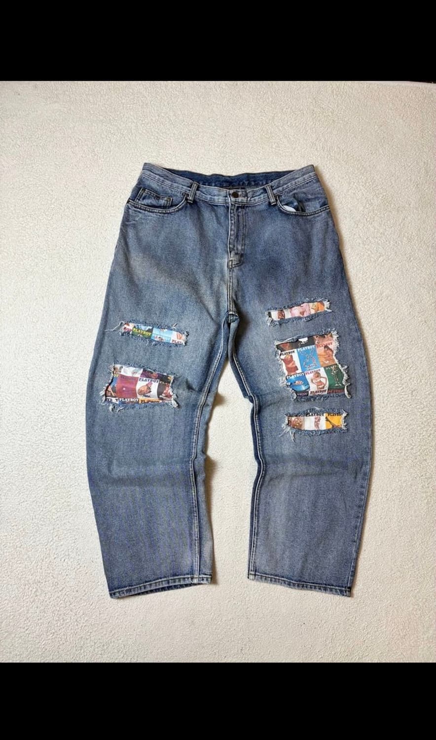 위켄더스 x 플레이보이 24ss 커버 데님 팬츠 PN7006 상품이미지1