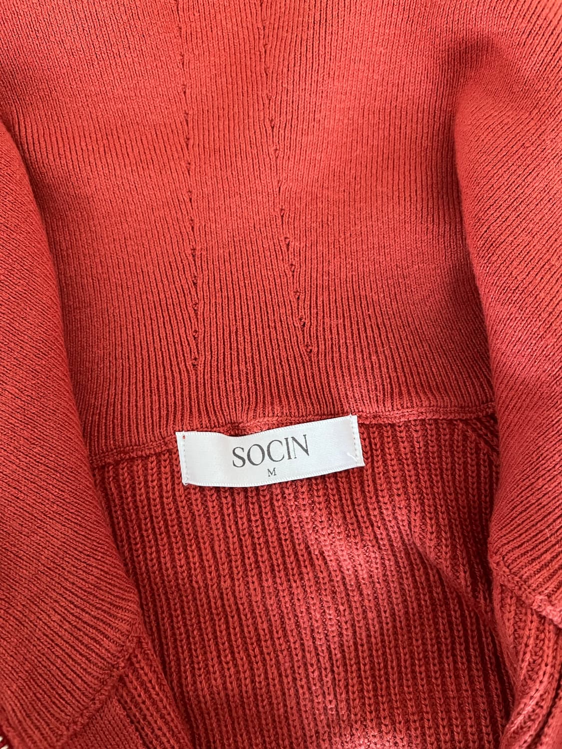 소신 니트 하프 집업 M 상품이미지2