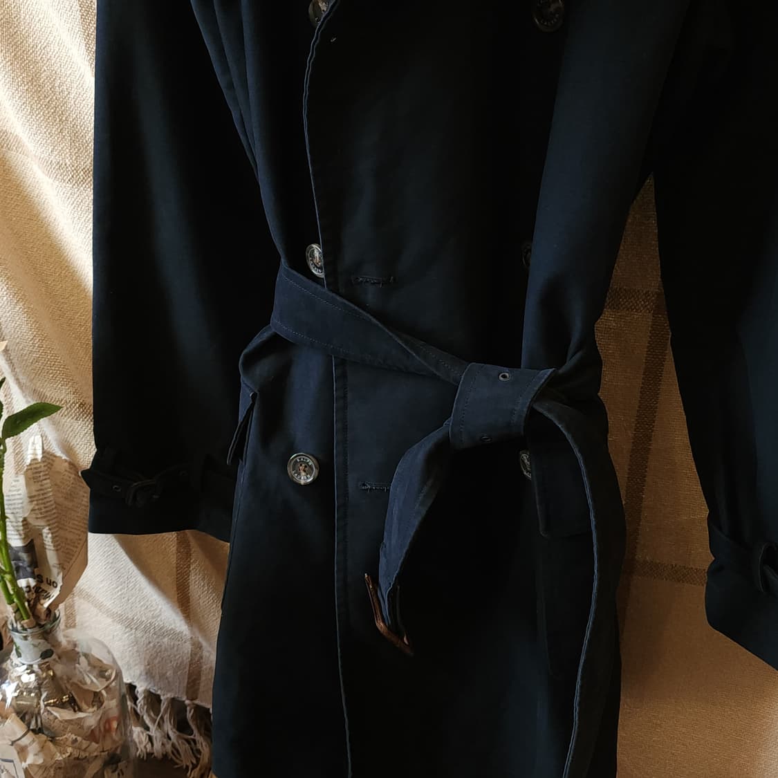 폴로 랄프로렌 여성용 더블 트렌치 코트 10 상품이미지6