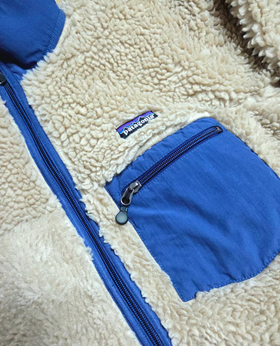 (M)파타고니아 아이보리 레트로 가디건 딥파일 상품이미지3