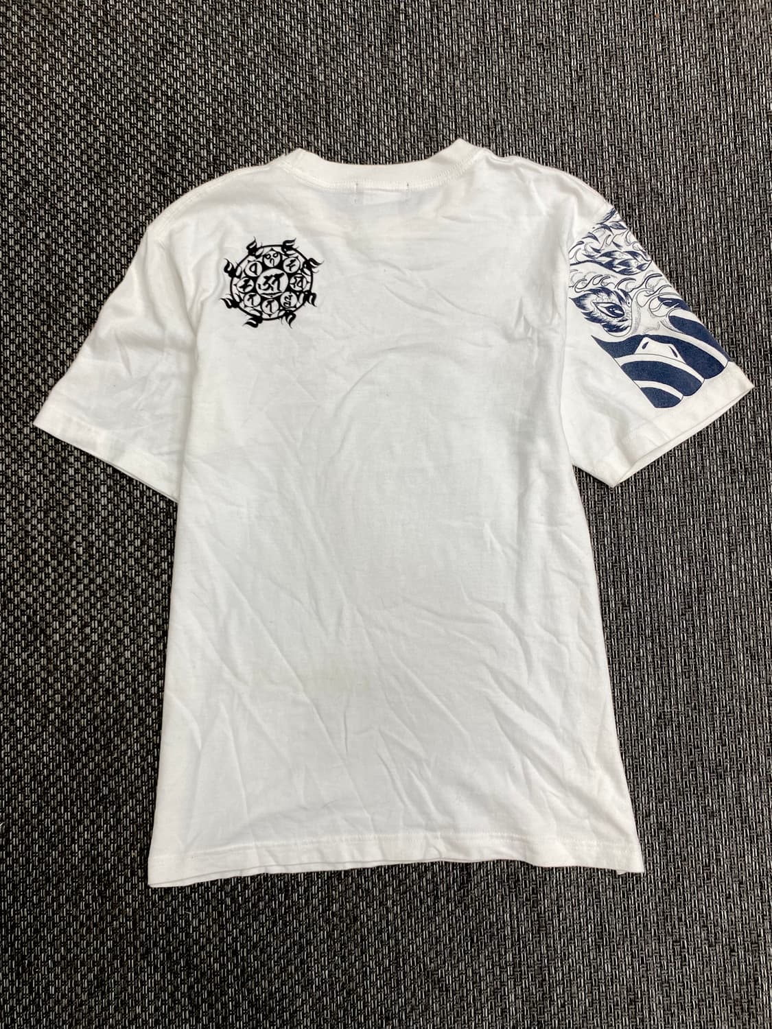 Oriental Print White Tee 상품이미지6