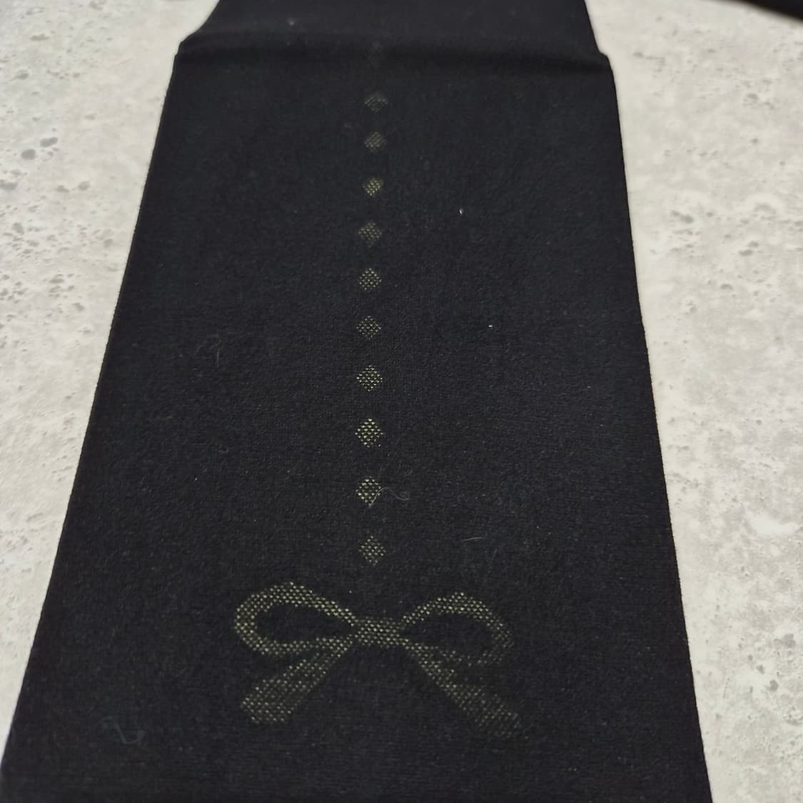 블랙 리본 포인트 9부 레깅스 상품이미지4