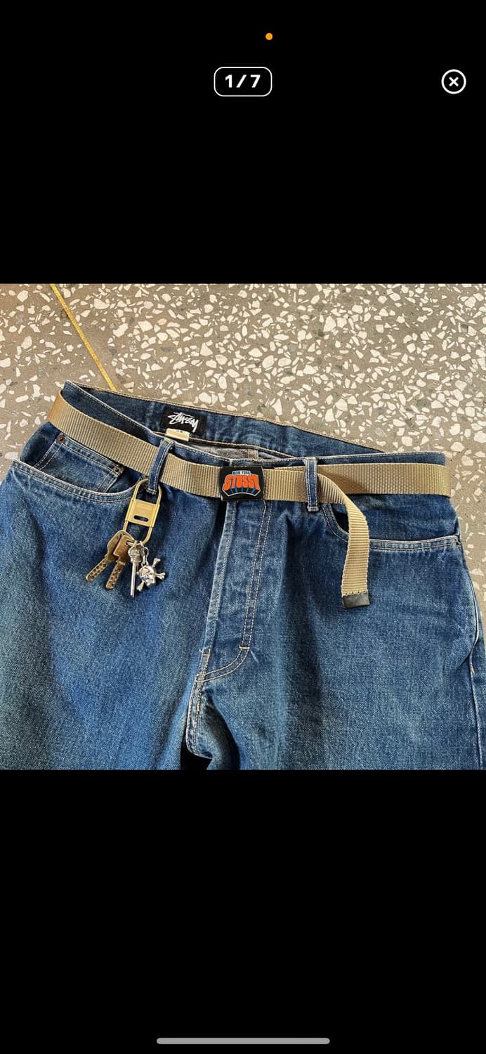 90s 스투시 뉴욕 닉스 패러디 벨트 상품이미지1