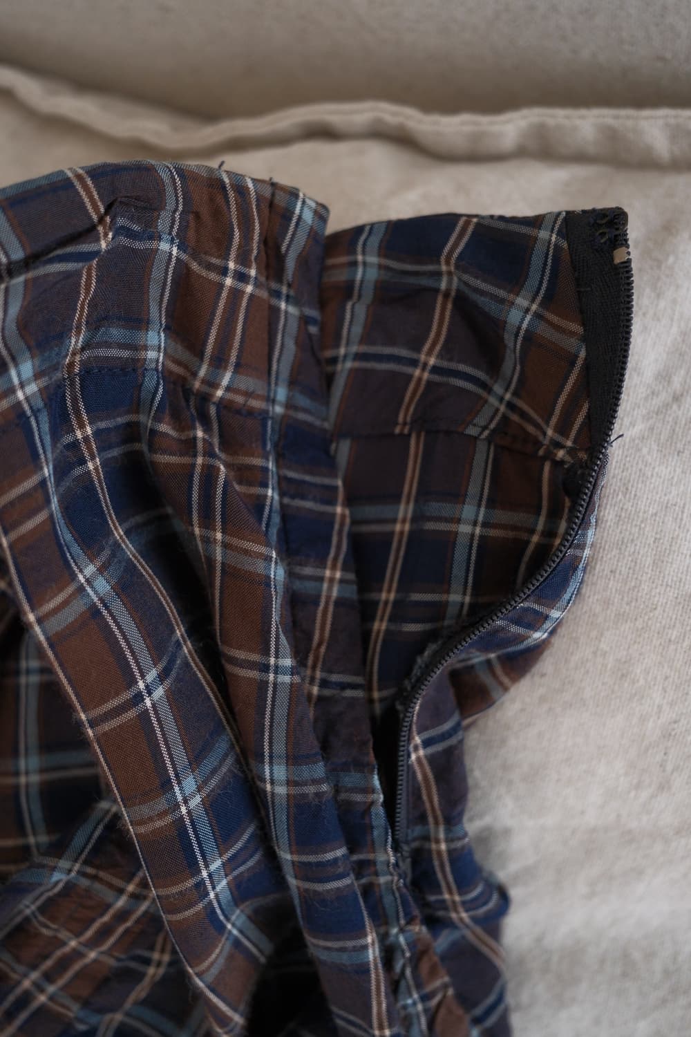 00s check shirring long skirt 상품이미지9