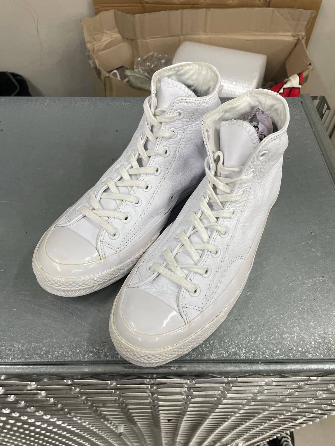 컨버스 척테일러 올스타 모노크롬 레더 화이트 280 (gr-4117) 상품이미지2