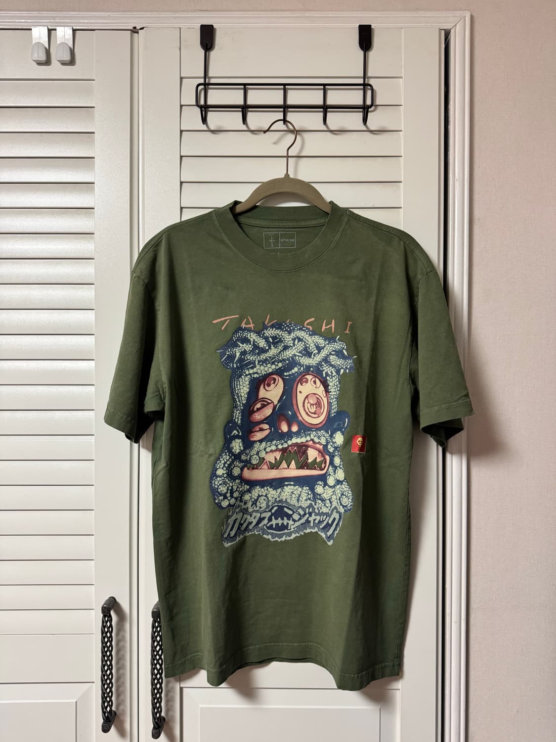 트래비스스캇 캑터스잭 X무라카미 타카시 멜티드 유토피아 조디악 티셔츠 L 상품이미지1