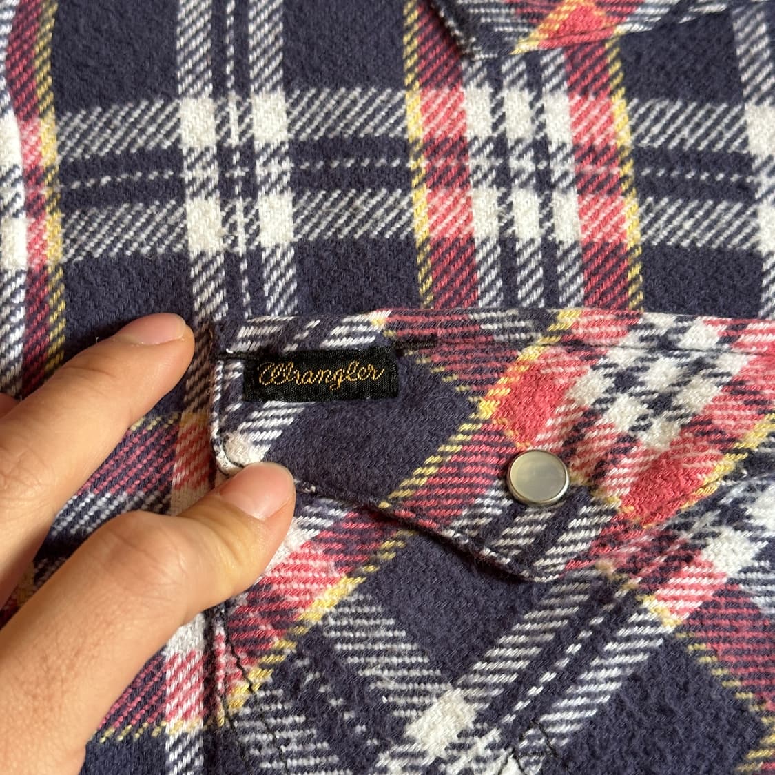 Wrangler flannel check western shirts 상품이미지4