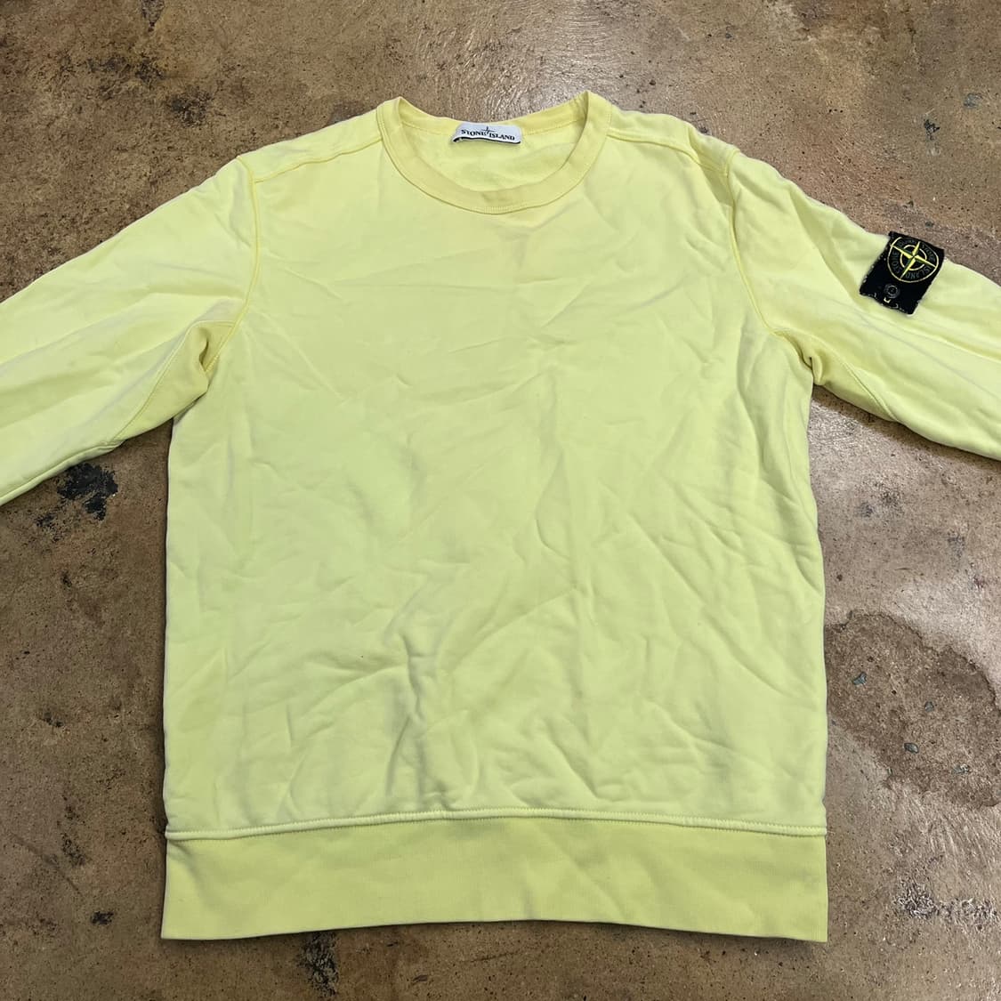 [ 정품/95 ] 스톤아일랜드 와펜 맨투맨 b18 상품이미지3