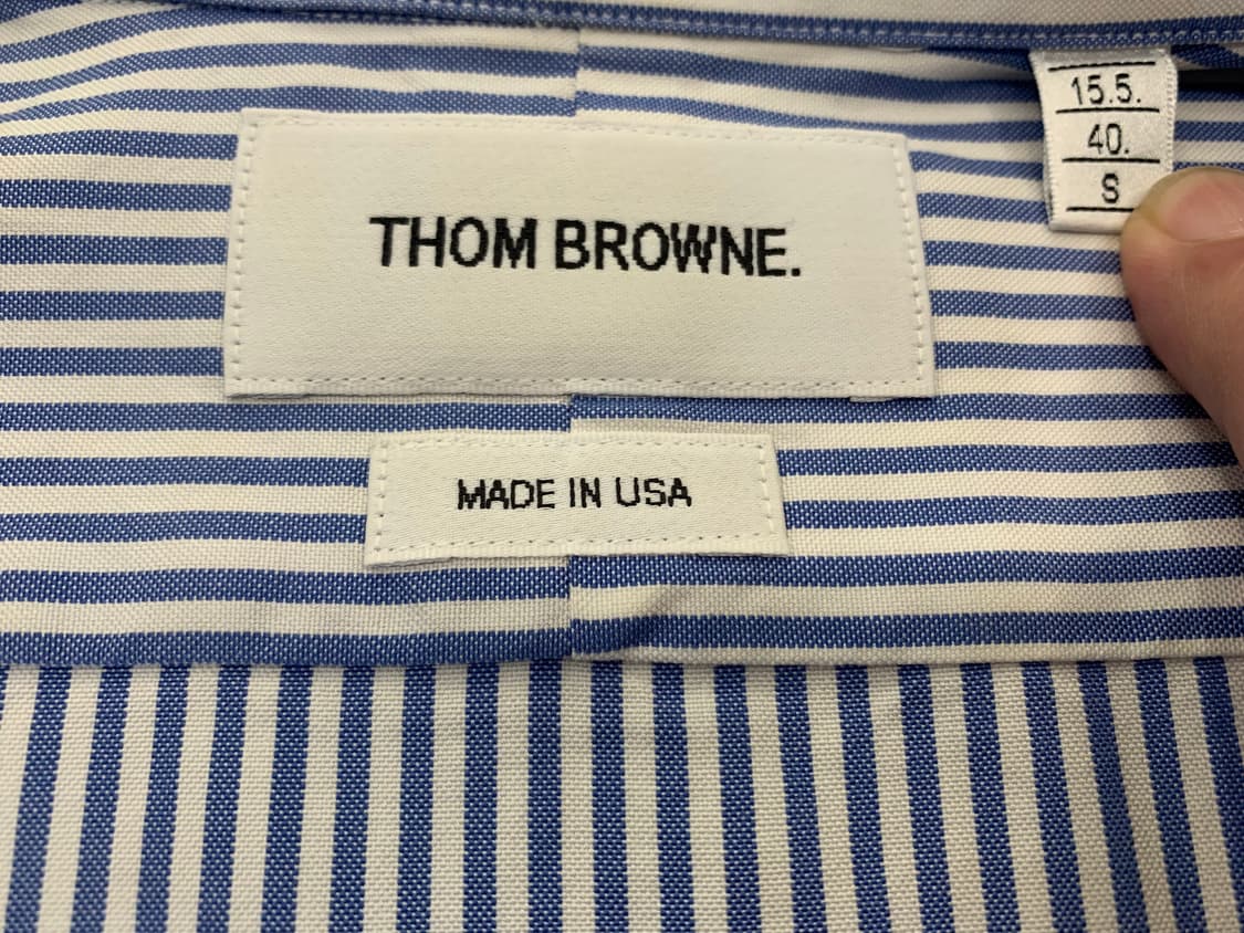 THOM BROWNE 톰 브라운 셔츠(코튼)S 사이즈 상품이미지9