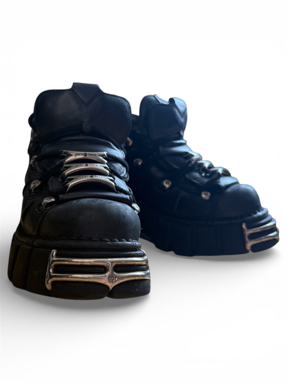New Rock Black Tower Boots 상품이미지3