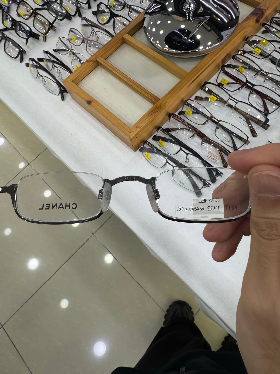 샤넬 반무테 안경 상품이미지2