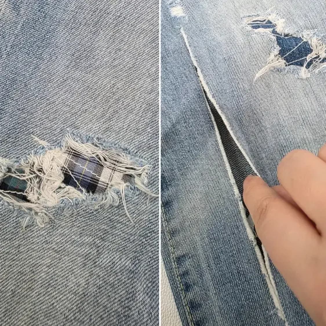 디스퀘어드2 자수 데미지 스트레이트 진 (신세계 정판 / 46) 상품이미지5