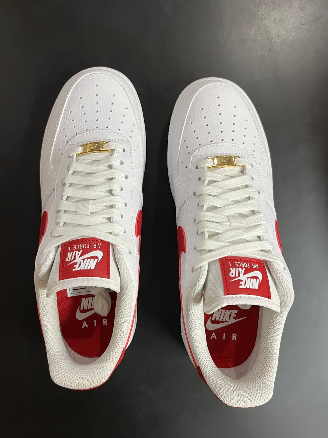 나이키 에어포스1 로우 화이트 레드 상품이미지6