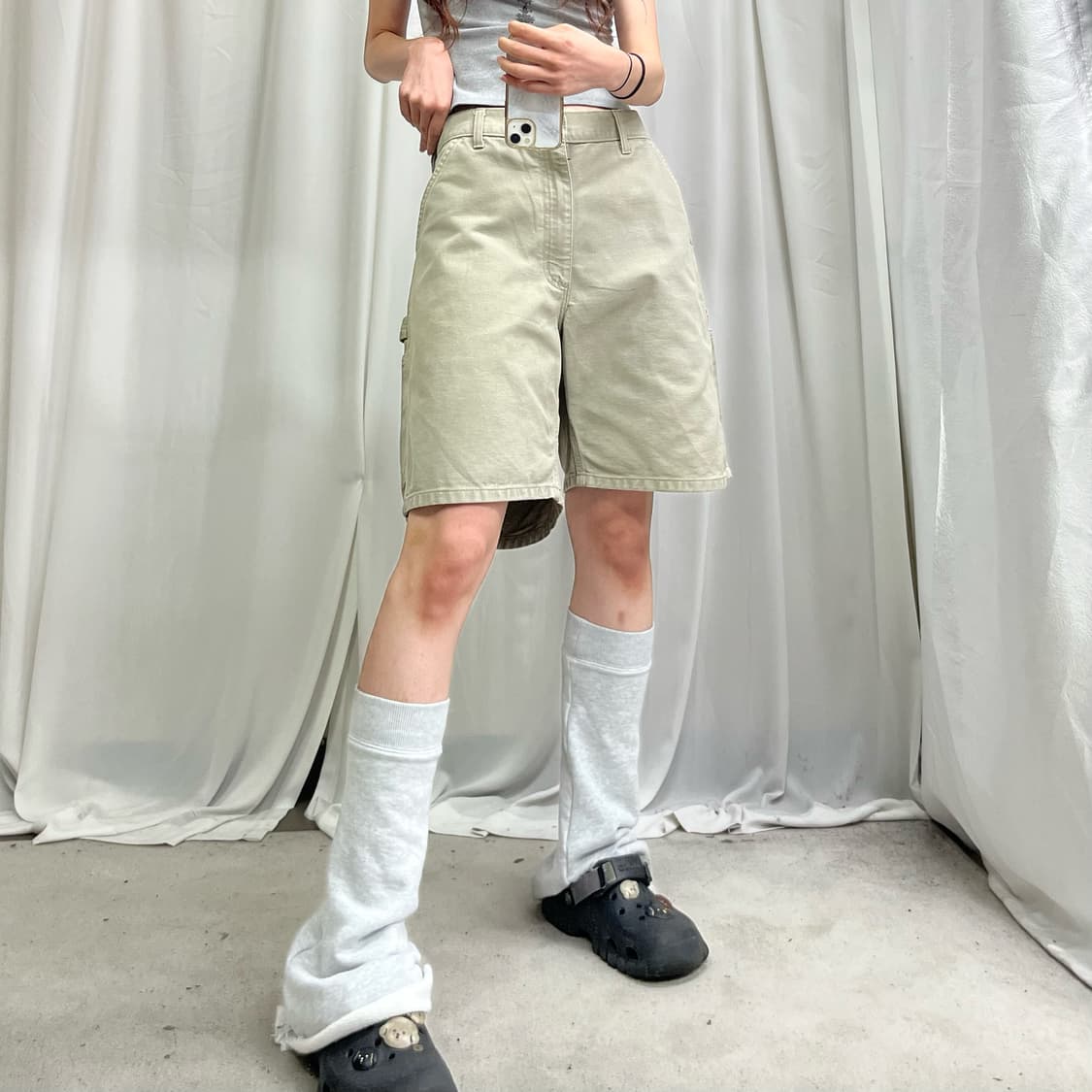 Car hartt mute khaki bermuda pants 상품이미지1
